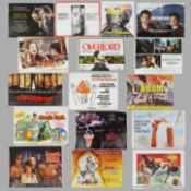 SIXTEEN VINTAGE BRITISH QUAD FILM POSTERS, 1960s-90s.