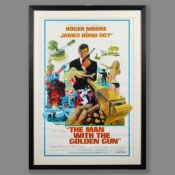 THE MAN WITH THE GOLDEN GUN FILM POSTER, 1974.