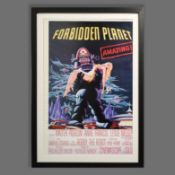 FORBIDDEN PLANET FILM POSTER, 1956.