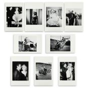 FRANK WORTH (AMERICAN, 1923-2000). A COLLECTION OF 9 MARILYN MONROE PHOTOGRAPHS.