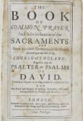 17th CENTURY BOOK OF COMMON PRAYER WITH CONTEMPORARY ANNOTATIONS.