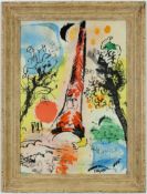 AFTER MARC CHAGALL. VISION OF PARIS.