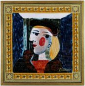 AFTER PABLO PICASSO. PORTRAIT OF MARIE THERESE.