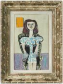 PABLO PICASSO. RAGAZZA SEDUTA. (d)