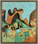 AFTER PABLO PICASSO. BACCHANAL ON SILK.