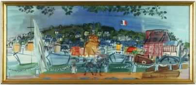 AFTER RAOUL DUFY. LES REGATES.