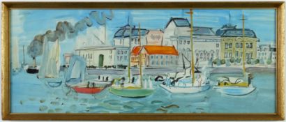 AFTER RAOUL DUFY. REGATES A DEAUVILLE.