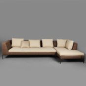 B & B ITALIA CHARLES OUTDOOR CORNER SOFA.