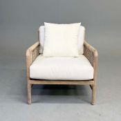 PALECEK MONTECITO OUTDOOR LOUNGE CHAIR.