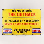 OUTBACK WALL SIGN.