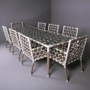 INDIAN OCEAN OLYMPIA DINING SET. (9).