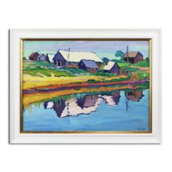 VIKTOR TEMPLIN (1920-1994). REFLECTION IN THE RIVER 1960s.