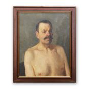 BORIS SPORYKHIN (1928-2020). PORTRAIT OF A WRESTLER 1954.