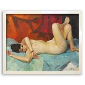 ROMAN PODOBEDOV (1920-2000). RECLINING NUDE 1960.