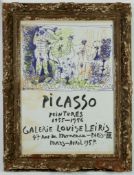 PABLO PICASSO. PEINTRES 1955 – 1956. (d)