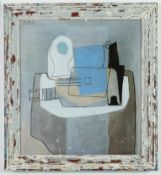 AFTER PABLO PICASSO. COMPOSITION WITH GUITAR.