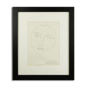 HENRI MATTISSE. TETE DE FEMME.
