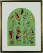 MARC CHAGALL. STUDY FOR A STAINED GLASS WINDOW. (d)