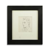 PABLO PICASSO. PORTRAIT DE RAYMOND RADIGUET. (d)