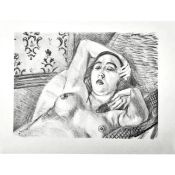 HENRI MATISSE (1869-1954). LE REPOS DU MODELE.