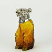 BEAR FORM CLARET JUG.