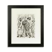 MARC CHAGALL. LES MUSICIANS VAGABONDS. (d)