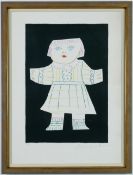 AFTER PABLO PICASSO. UNE POUPEE DECOUPEE. (d)