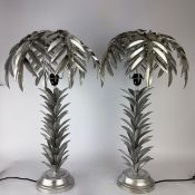 MAISON JANSEN STYLE TABLE LAMPS, A PAIR.