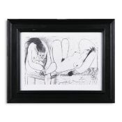 PABLO PICASSO. LES BAIGNEUSES. (d)