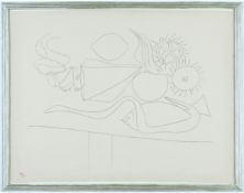 PABLO PICASSO. STILL LIFE WITH SQUID. (d)
