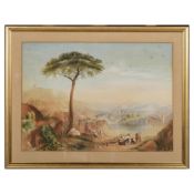 AFTER JOSEPH MALLORD WILLIAM TURNER (1775-1851) CHILDE HAROLD'S PILGRIMAGE