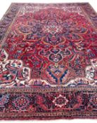 ANTIQUE PERSIAN HERIZ CARPET