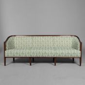 FRENCH ART DECO MAHOGANY CANAPE