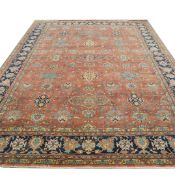 CARPET, TRADITIONAL STYLE, RED-ISH HUES