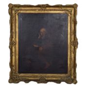 18TH CENTURY SCHOOL A HERMIT READING