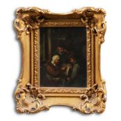 DUTCH SCHOOL FIGURES IN A TAVERN