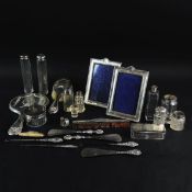 A QUANTITY OF DRESSING TABLE SILVER.