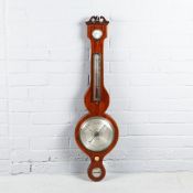 THOMAS PATTRICK OF WISBEACH 19TH CENTURY BANJO BAROMETER
