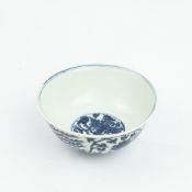 KANGXI BLUE AND WHITE BOWL.