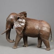 SCULPTURAL AFRICAN ELEPHANT.