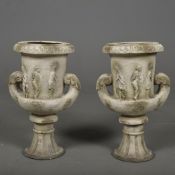 ITALIAN NEOCLASSICAL STYLE URNS, A PAIR