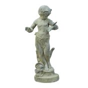 SCULPTURAL PUTTO.