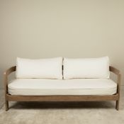NTH DEGREE N3 OAK THREE SEATER SOFA
