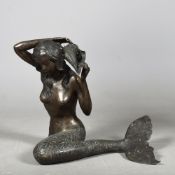CAST BRONZE MERMAID WATER FOUNTIAN