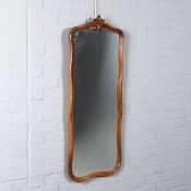 A FRENCH WALL MIRROR.