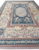 FINE AUBUSSON SAVONNERIE DESIGN CARPET