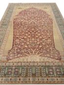 ANTIQUE TURKISH SILK CARPET