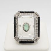 ART DECO STYLE DRESS RING