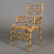 OPEN ARMCHAIR, BAMBOO