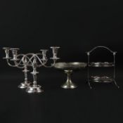 SILVER PLATED ITEMS, FOUR